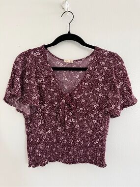 Athena Smocked Crop Top